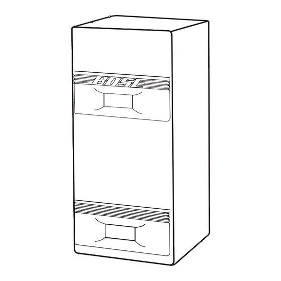 Bose Panaray 502 B Installationshandbuch