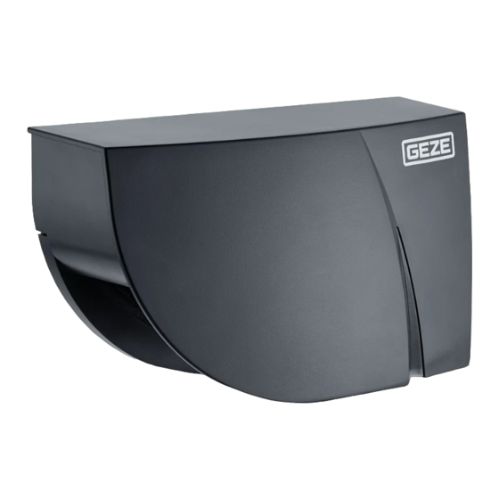 GEZE GC 342+ Bedienungsanleitung