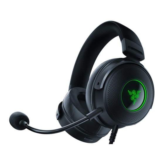 Razer KRAKEN V3 HYPERSENSE Handbuch