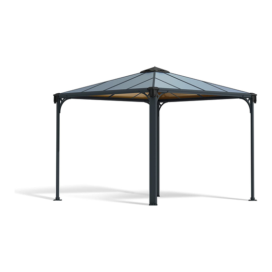 Palram Palermo Gazebo 3000 Montageanleitung