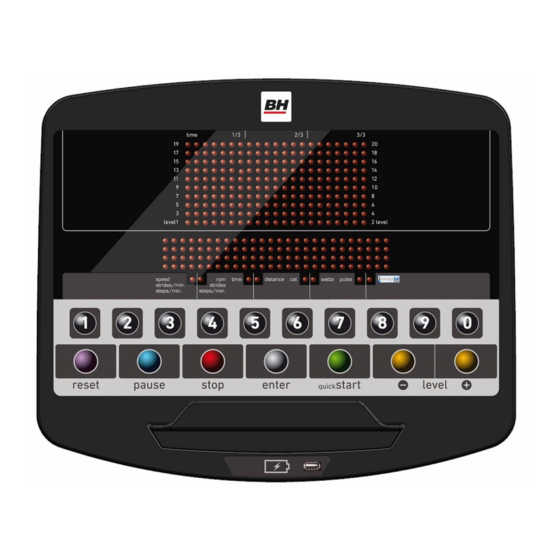 BH FITNESS SF2000Li Bedienungsanleitung