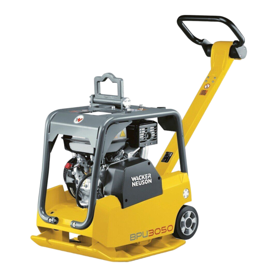 Wacker Neuson BPU 3050 Handbücher