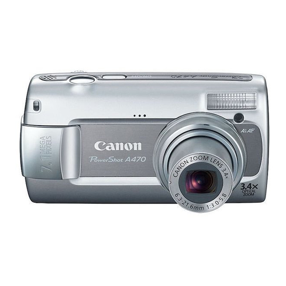 Canon PowerShot A470 Benutzerhandbuch