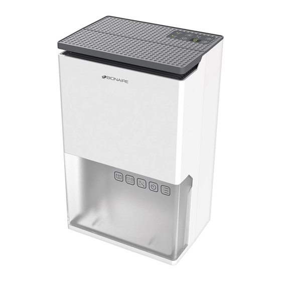 Bionaire BDH002X Betriebsanleitung