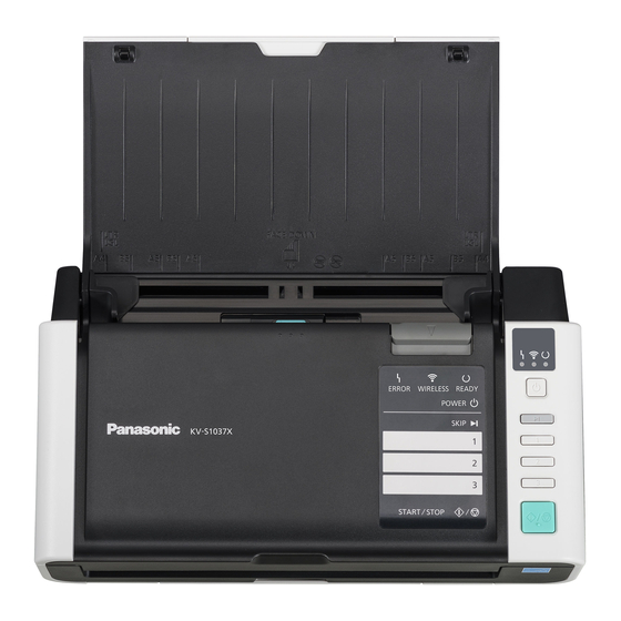 Panasonic KV-S1037X Handbücher