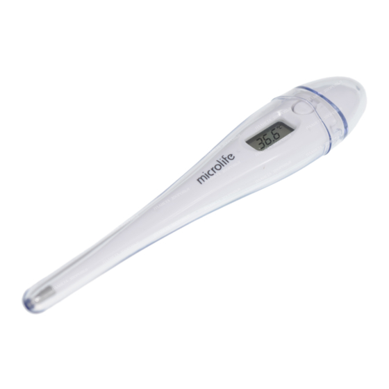 Microlife MT 16F1 Kurzanleitung