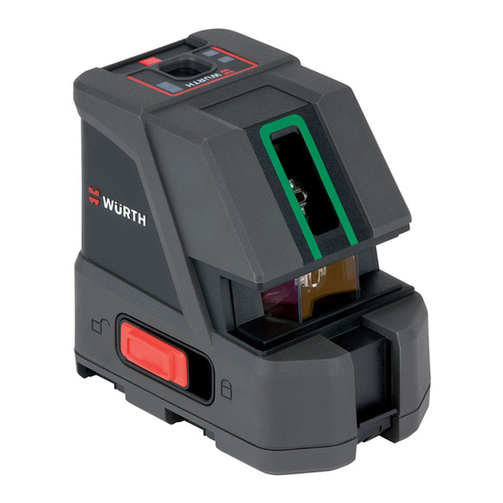 Würth PLL 11 Gebrauchsanweisung