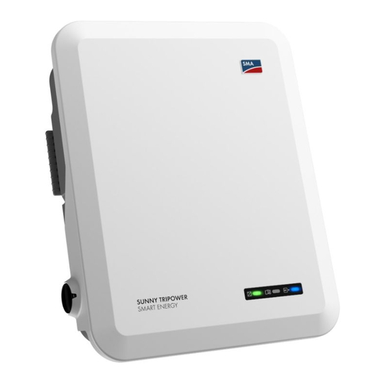 SMA SUNNY TRIPOWER 5.0 SMART ENERGY Betriebsanleitung