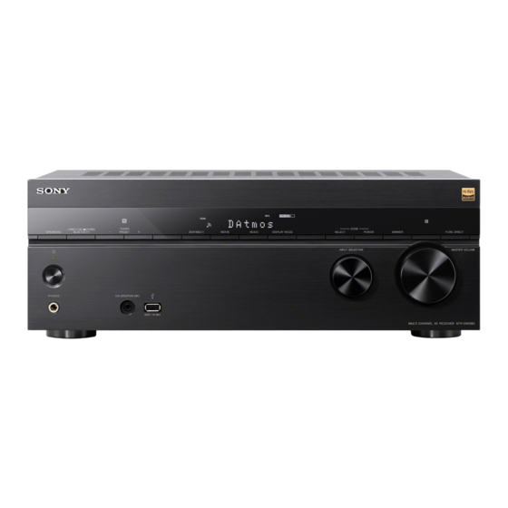 Sony STR-DN1080 Handbuch