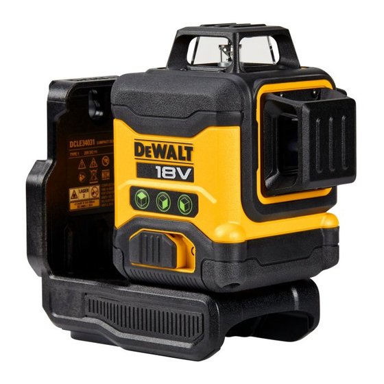 DeWalt DCLE34031 Handbücher