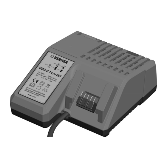 Berner BBC-2 14,4-18V Originalbetriebsanleitung