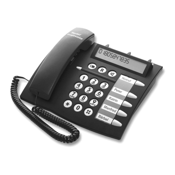 TIPTEL ergoVoice Start Bedienungsanleitung