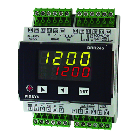 Pixsys DRR245 Bedienungsanleitung