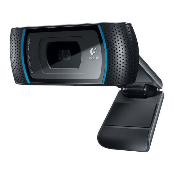 Logitech HD Pro C910 Handbuch