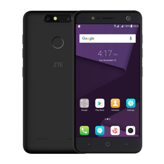 ZTE BLADE V8 Kurzanleitung
