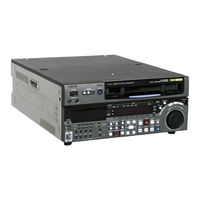 Sony DVW-2000P Bedienungsanleitung