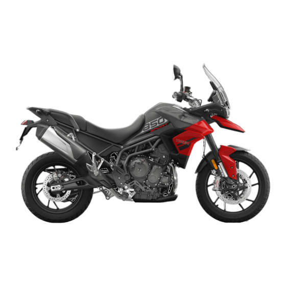 Triumph Tiger 850 Sport Benutzerhandbuch