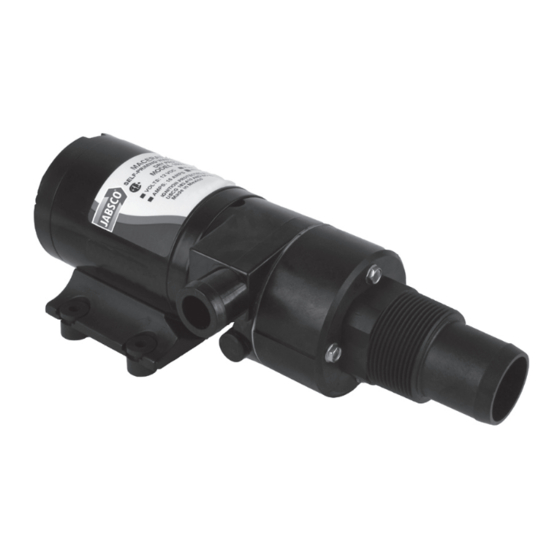 Xylem JABSCO 18590 Serie Bedienungsanleitung
