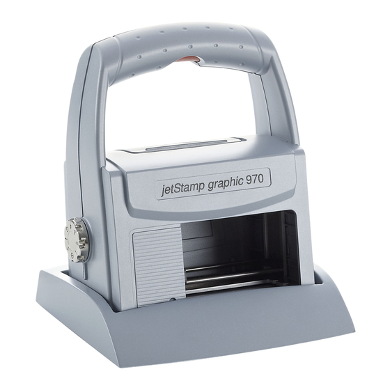 Reiner jetStamp graphic 970 Kurzanleitung