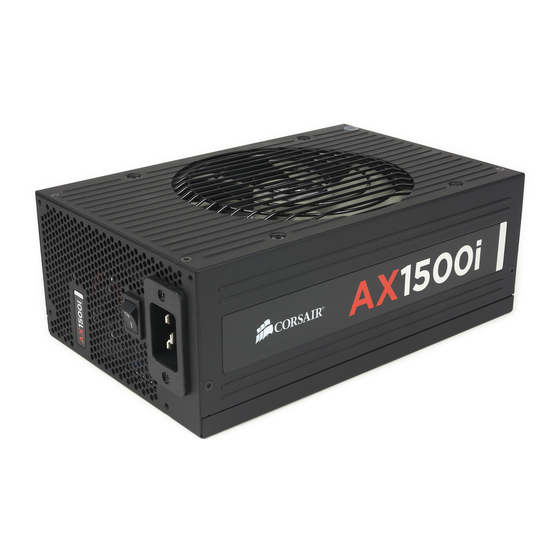 Corsair AX1500i Handbuch