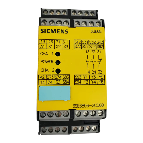 Siemens SIRIUS 3SE6806-2CD00 Betriebsanleitung