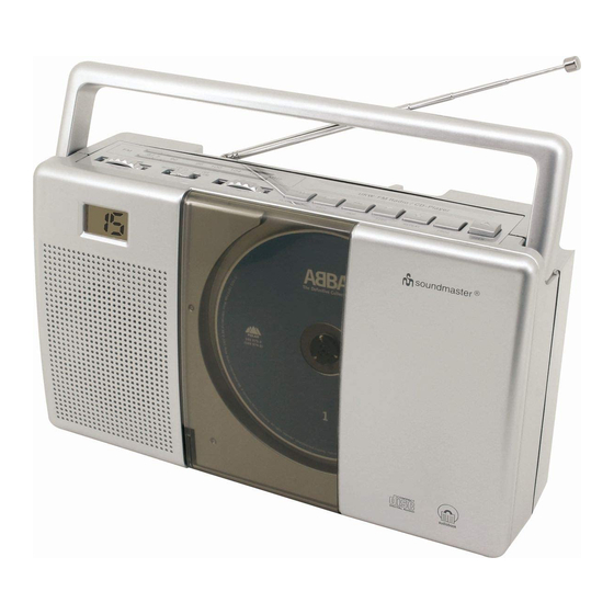 SOUNDMASTER RCD1180 Bedienungsanleitung