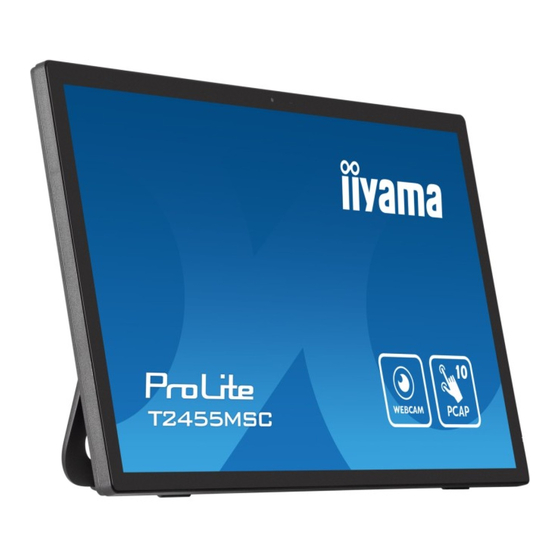 iiyama ProLite T2455MSC Bedienungsanleitung