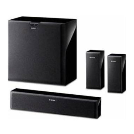 Sony SA-CRW33 Bedienungsanleitung