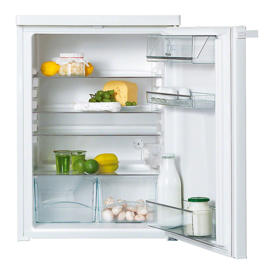 Miele K 12023 S-3 Gebrauchs- Und Montageanweisung
