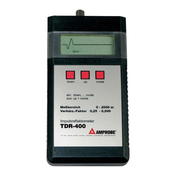 Amprobe TDR-400 Handbücher