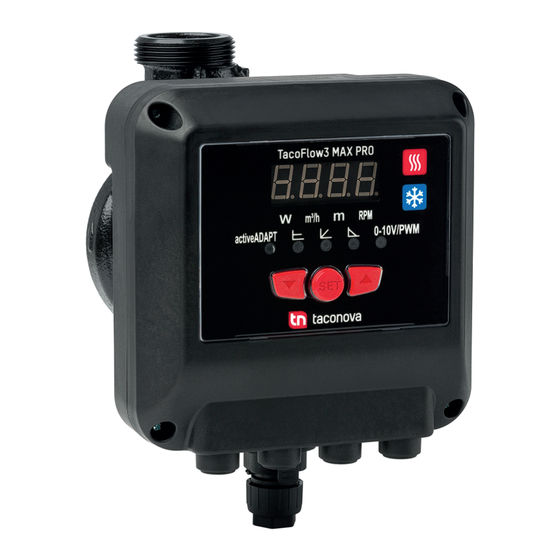 Taconova TACOFLOW3 MAX Installations- Und Bedienungsanleitung