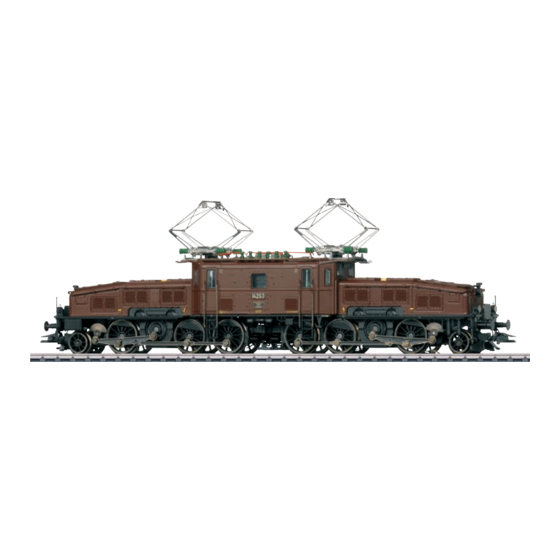Märklin H0 Krokodil Ce 6/8 II Bedienungsanleitung