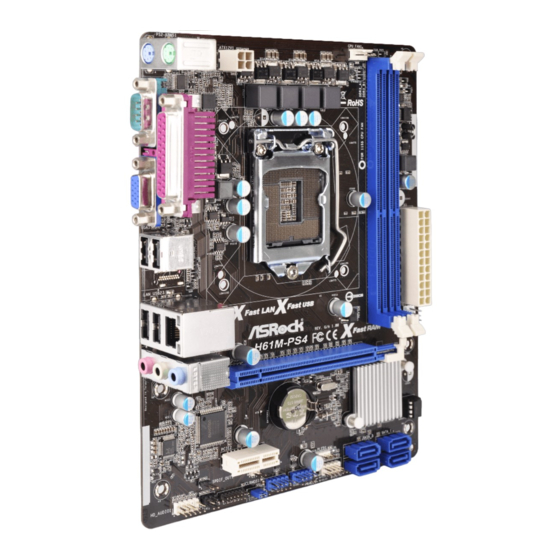 ASROCK H61M-PS4 Handbuch