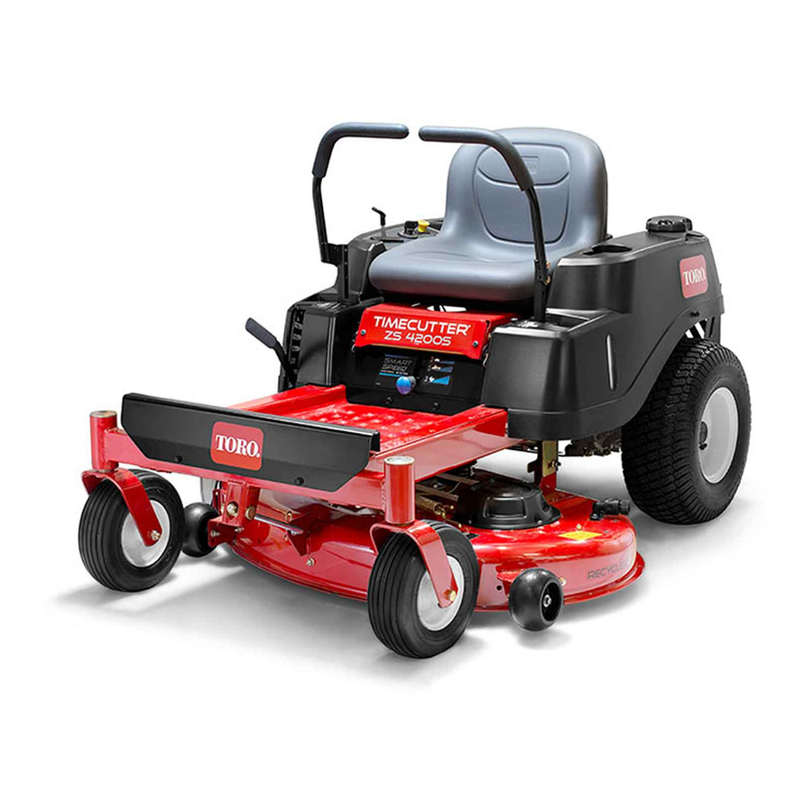 Toro TimeCutter ZS 4200S Handbücher