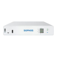 Sophos XGS 87 Montageanleitung