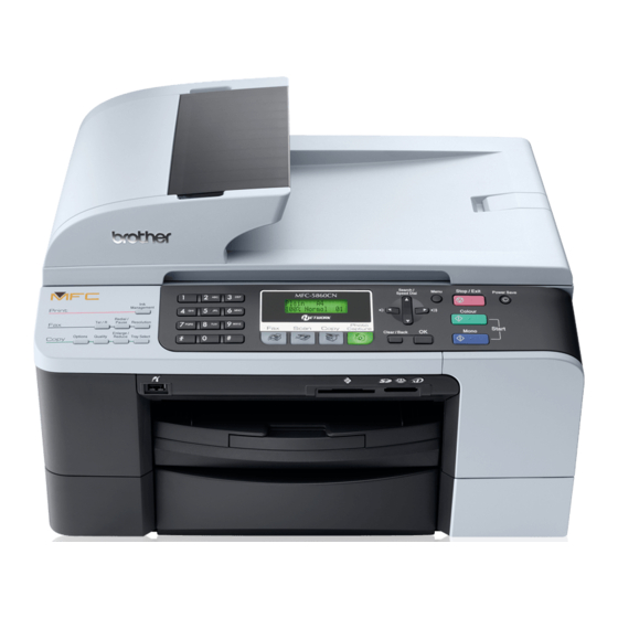 Brother MFC-5860CN Installationsanleitung