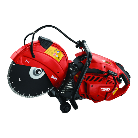 Hilti DSH 700 Bedienungsanleitung
