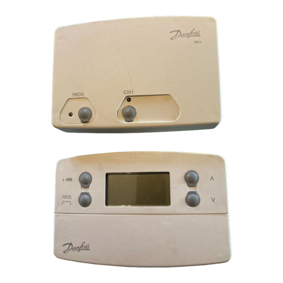 Danfoss TP7000 + RF Installationsanweisungen/Inbetriebnahme-Instruktion