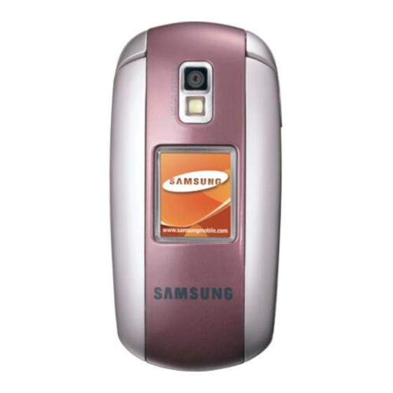 Samsung SGH-E530 Bedienungsanleitung