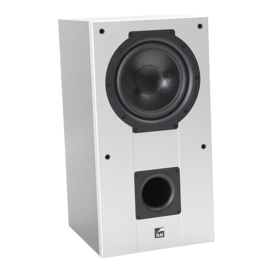 ELAC Bass 130 Active Bedienungsanleitung