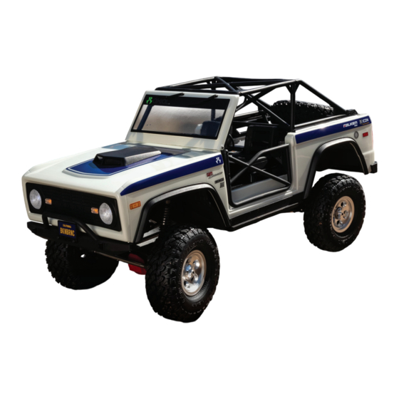 Horizon Hobby axial SCX10 III EARLY FORD BRONCO Bedienungsanleitung