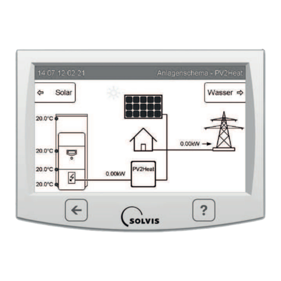 Solvis PV2Heat SC-3 Montageanleitung