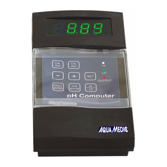 Aqua Medic pH-Computer Bedienungsanleitung