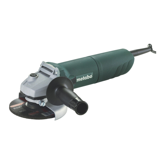 Metabo W 1080-115 Originalbetriebsanleitung