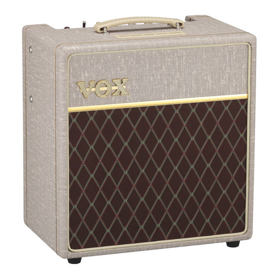 Vox AC4HW1 Bedienungsanleitung