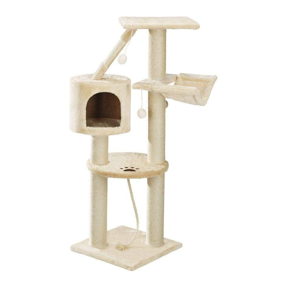 Zoofari CAT SCRATCHING POST Aufbauanleitung