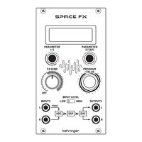 Behringer SPACE FX Kurzanleitung