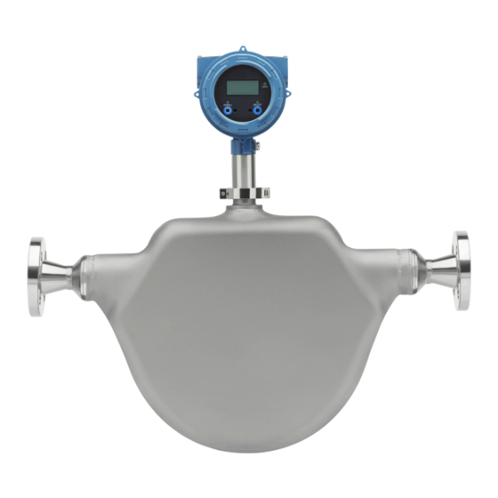 Emerson Micro Motion Installationsanleitung