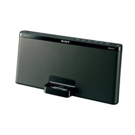 Sony RDP-X60iP Bedienungsanleitung