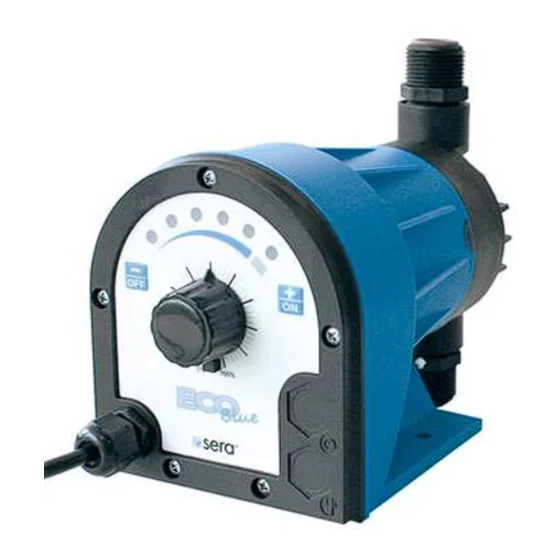 Sera EcoBlue Pro Betriebsanleitung